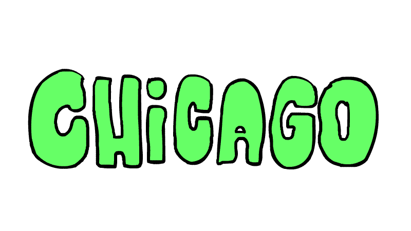 chicago Sticker by deladeso