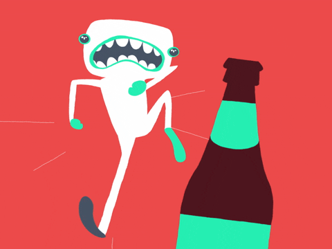 Bottle Running GIF by Ethan Barnowsky
