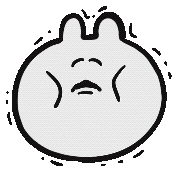 Tired Mikan Sticker