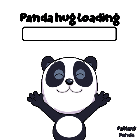 Panda Hug Sticker by VeeFriends