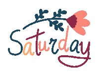 Weekend Flower Sticker