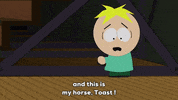 butters stotch singing GIF by South Park 