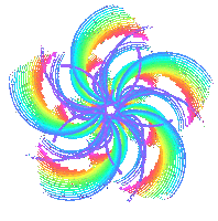 Art Rainbow Sticker by Quasi Crystals
