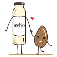 Almond Milk Love Sticker by findyourmohjo