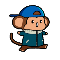 Run Speed Sticker by Chimpers