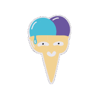 Summer Icecream Sticker by LesHallesDeLaJonction