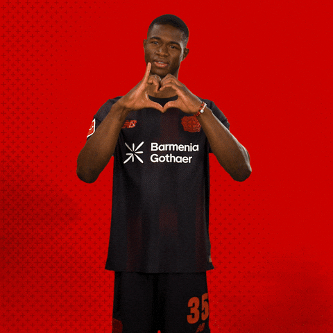 I Love You Heart GIF by Bayer 04 Leverkusen