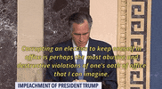 Mitt Romney Impeachment GIF