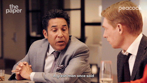 Saying Oscar Martinez GIF by Peacock