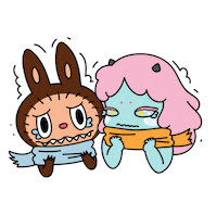 freeze cosmicgirl Sticker by Okokume