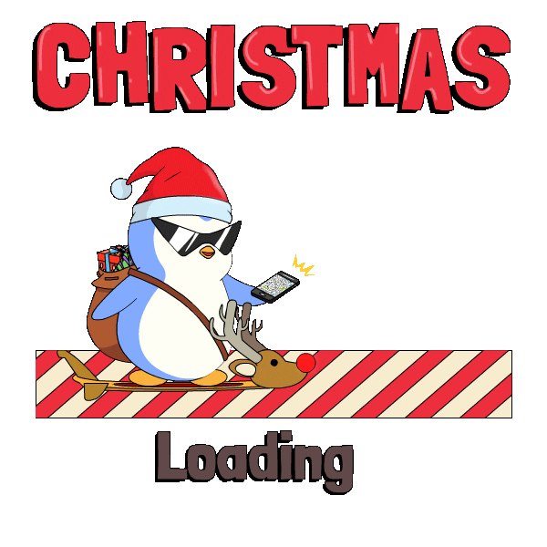 Merry Christmas Sticker by Pudgy Penguins