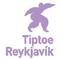 Tiptoe Sticker by Visit Reykjavík