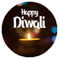 Diwali Festival Candle Sticker by Sealed With A GIF