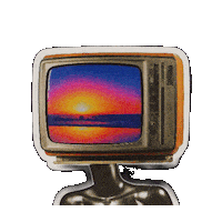 Glitch Mood Sticker