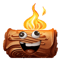 Warm Up Fire Sticker by Washington's Lottery