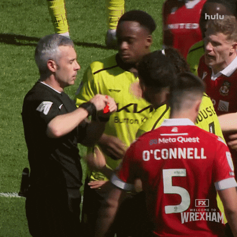 Get Out Football GIF by Welcome to Wrexham