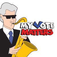 Voting United States Sticker by Christopher Pindling