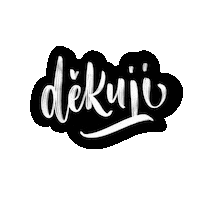 Thanks Czech Sticker by LetterArt.cz