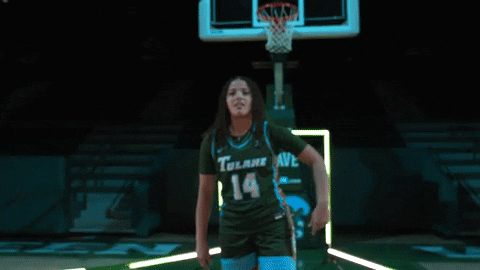 College Basketball Tulane GIF by GreenWave