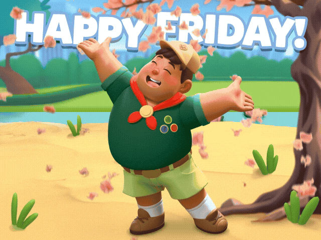 Falling Leaves Friday GIF by Bloom City Match