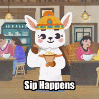 International Coffee Day GIF by Llamaozi