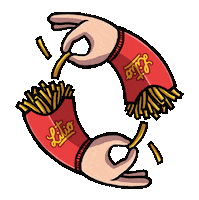 litioo chill chile fries papa Sticker