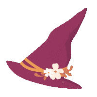 Halloween Flower Sticker