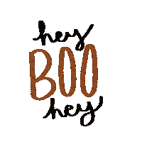 Hey Boo Hey Sticker