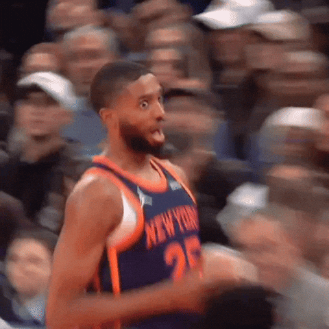Shocked New York Knicks GIF