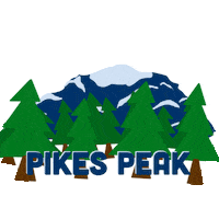 Colorado Springs America Sticker by Drive Pikes Peak