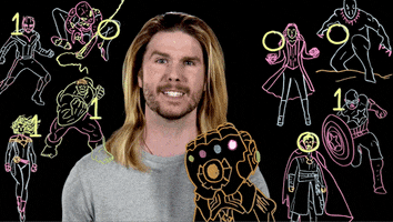 becausescience marvel mcu thanos infinity war GIF