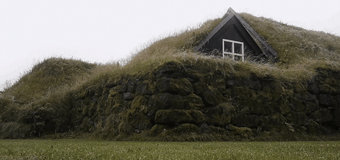 iceland hobbit home GIF by Jerology