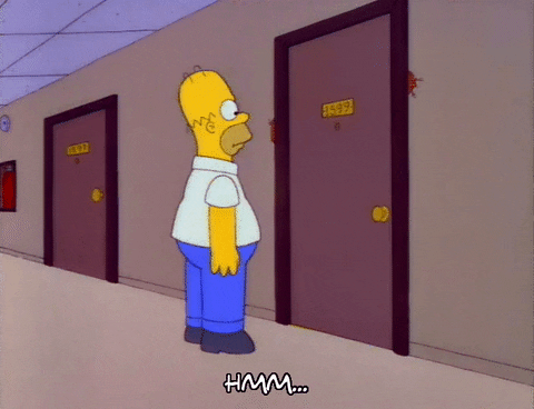 Confused Season 3 GIF by The Simpsons