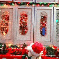 DinomiteTwins festive christmas dance dinomitetwins santa dance GIF