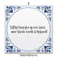 Geluk Trots Sticker by Tegelspreuken.nl