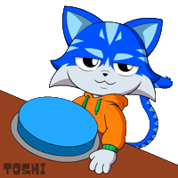 Lets Go Waiting Sticker by Toshithecat