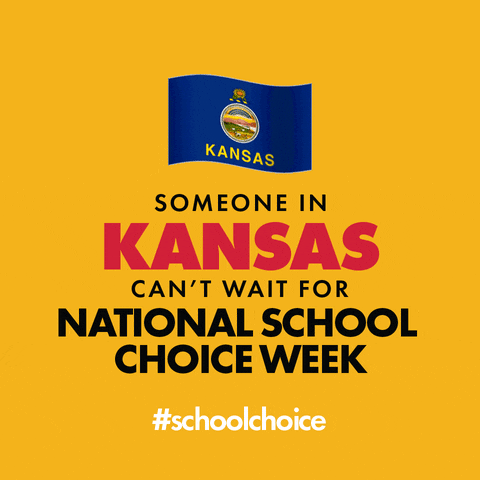 SchoolChoiceWeek education parents teachers kansas GIF