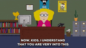 teacher lecturing GIF by South Park 