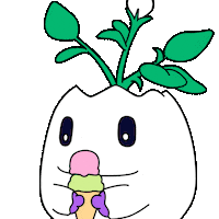 Happy Ice Cream Sticker by Magic Eden