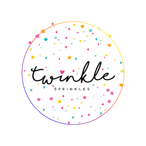 TwinkleSprinklesAU giphygifmaker logo stars hearts Sticker