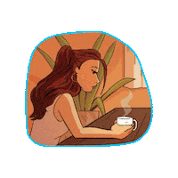 Think Good Morning Sticker by A LA BRAVA, Universe of Latina Superheroes