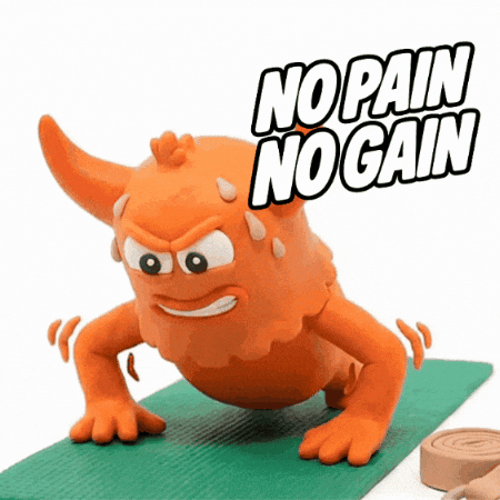 Trying To Stay Calm Beast Mode GIF by Momo & Tulus
