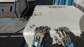 EchoGames animation gaming space hands GIF