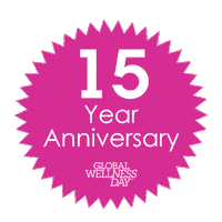 Celebration Anniversary Sticker by Global Wellness Day