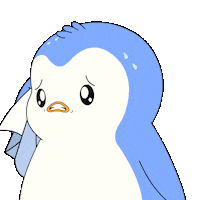 Nervous Oh No Sticker by Pudgy Penguins