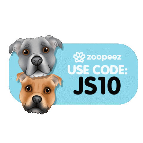 Juniper Blue Staffy Sticker by zoopeez