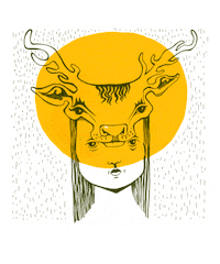Deer Ego Sticker
