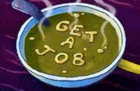 Get A Job Spongebob GIF