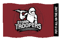 sltc99 flag lineman linemen sltc Sticker
