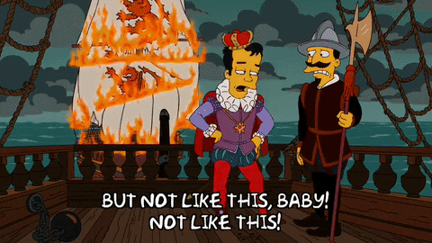 Season 20 Fire GIF by The Simpsons